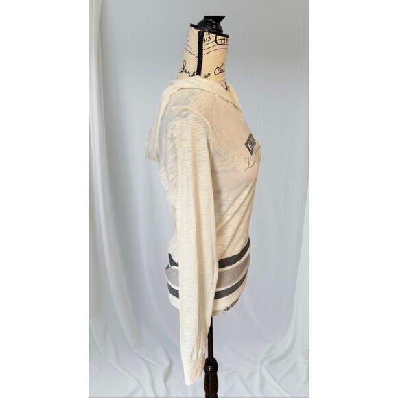 Levelwear Women's Size Medium White Black LA Kings Hockey Hoodie Sweatshirt - Picture 3 of 6